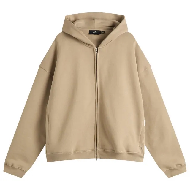 Represent Men's Initial Boxy Zip Hoodie Dune
