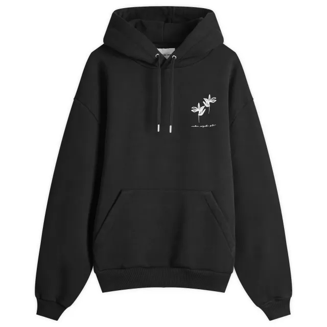 MKI Men's Ink Flower Hoodie Black
