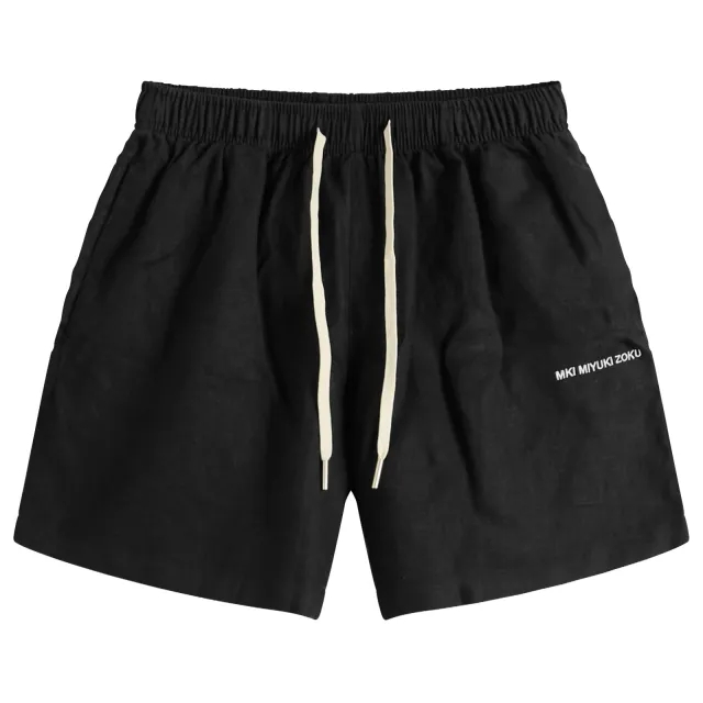MKI Men's Linen Shorts Black