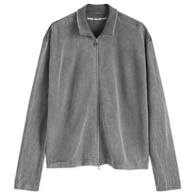 MKI Men's Pigment Dyed Loose Gauge Track Jacket Pigment Grey