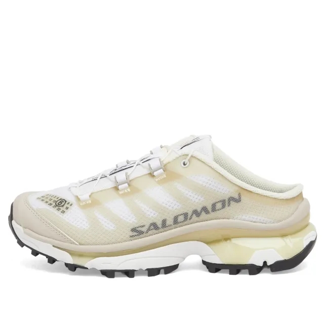 MM6 Maison Margiela Women's x Salomon XT Mule 4 Sneaker White/Green Haz/Silver