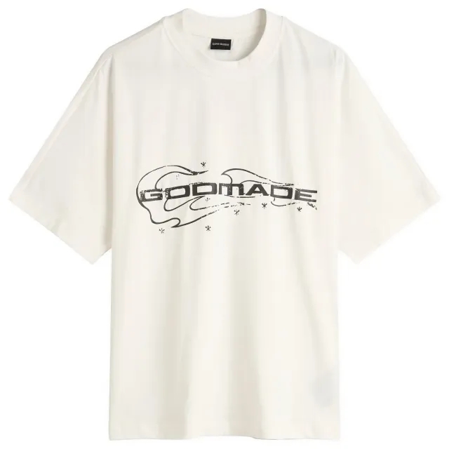 God Made Men's Spark Fire GM T-Shirt White