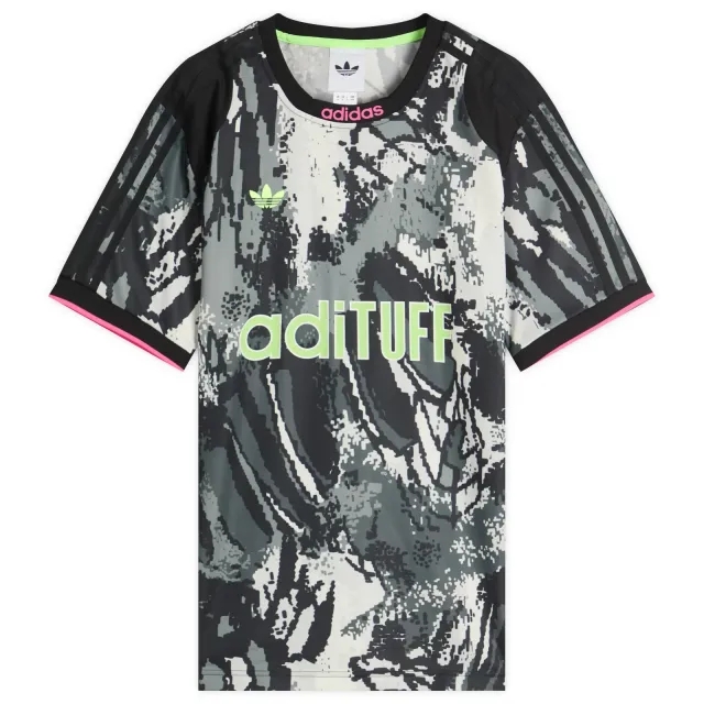 Adidas Men's Archive All Over Print Jersey Multicolor/Grey Three