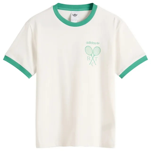 Adidas Women's Retro Tennis T-Shirt Cloud White