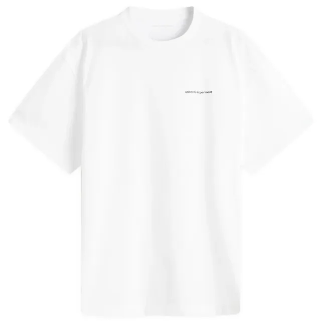 Uniform Experiment Men's Code Logo T-Shirt White