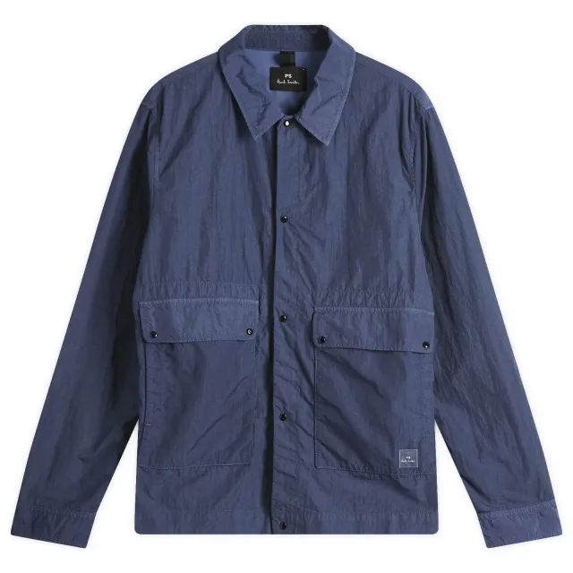 Paul Smith Men's Unlined 2-Pocket Jacket Blue