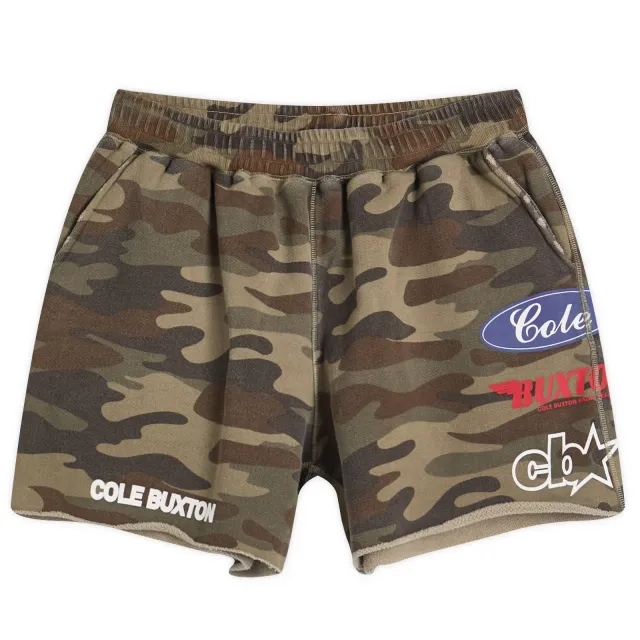 Cole Buxton Men's Camo Jersey Shorts