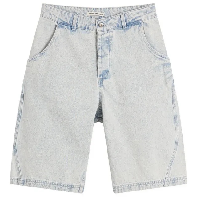 YMC Women's Twisted Shorts Indigo