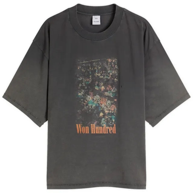 Won Hundred Men's Houston Casino T-Shirt Washed Black