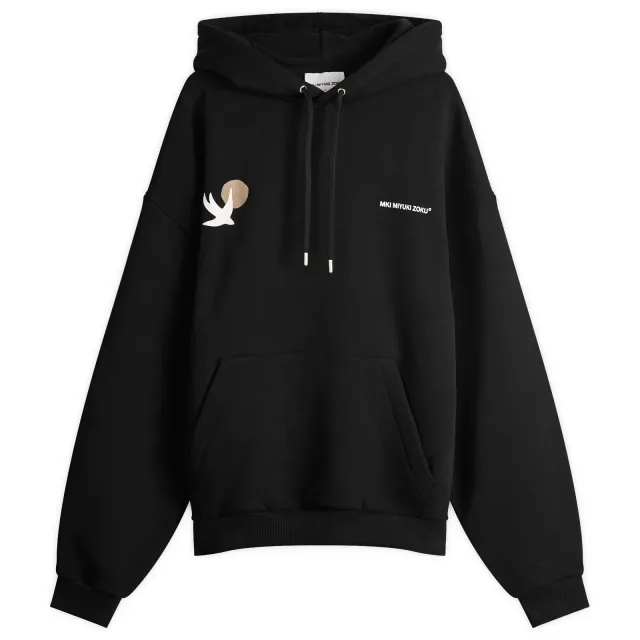 MKI Men's Swallow Hoodie Black
