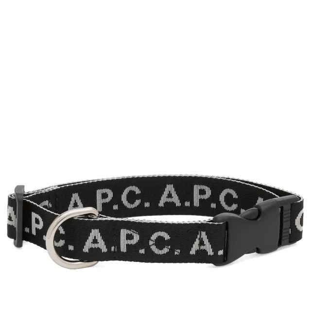 A.P.C. Men's Nylon Dog Collar Black