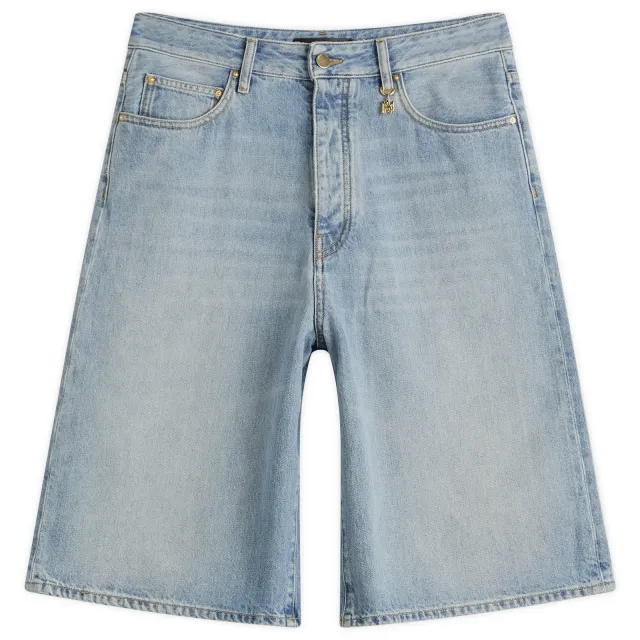 AMIRI Women's Denim Shorts Stone Indigo