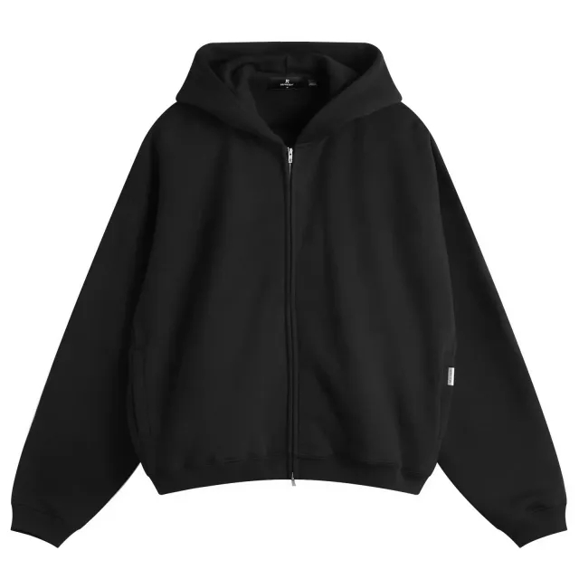 Represent Men's Initial Boxy Zip Hoodie Black