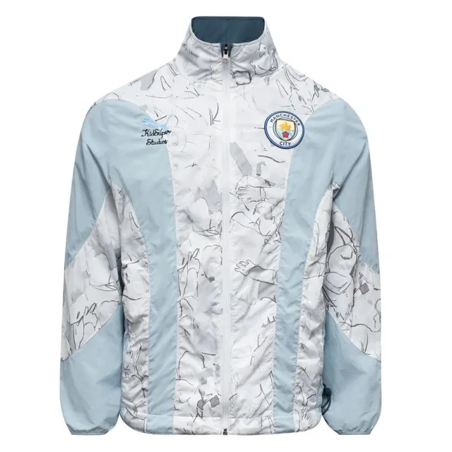 PUMA Kid Super x Manchester City Reversible Jacket Men, Grey Skies/Light Blue