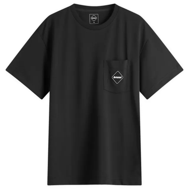 F.C. Real Bristol Men's Emblem Pocket T-Shirt Black