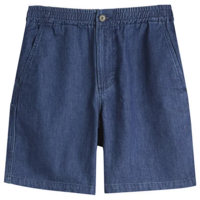 A.P.C. Men's Norris Denim Shorts Indigo