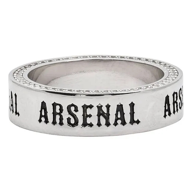 Arsenal Cubic Zirconia Ring, Multicolor