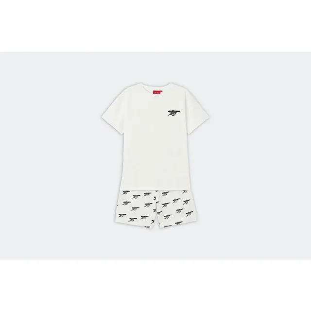 Arsenal Boys White Gunners Pyjamas, Multicolor