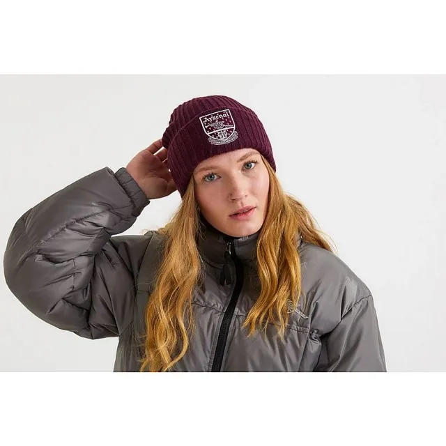 Arsenal 47 Burgundy Concordia Crest Beanie, Multicolor