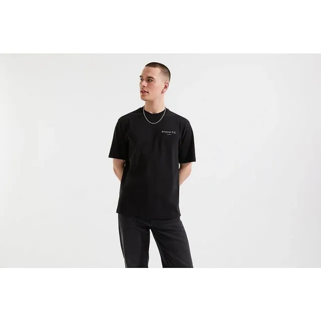 Arsenal Essentials Black Chapman T-Shirt, Multicolor