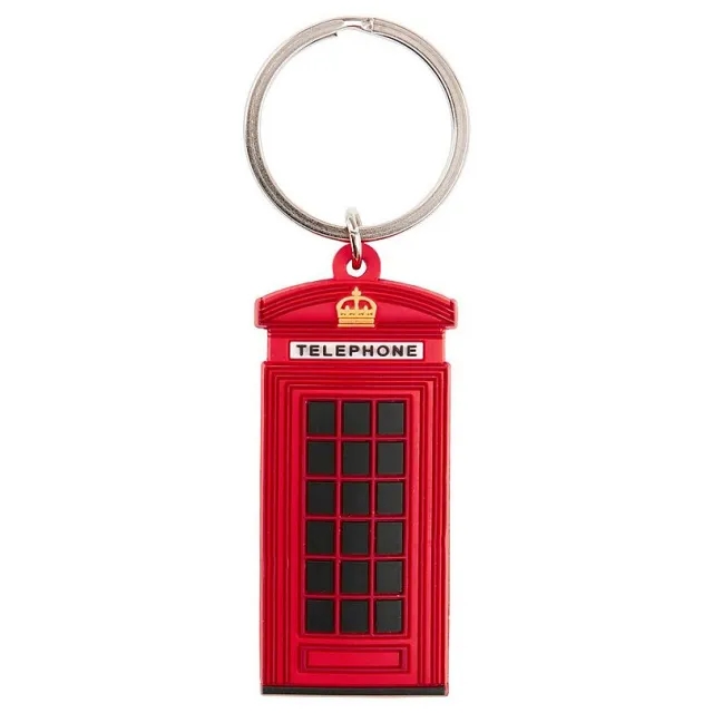 Arsenal London Phone Box keyring, Multicolor