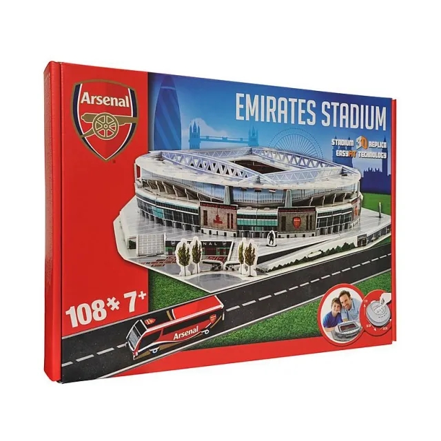 Arsenal 3D Stadium Puzzle, Multicolor