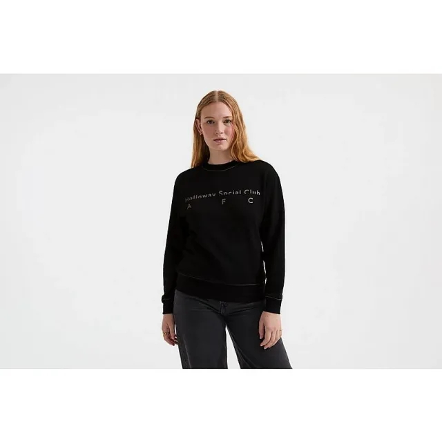 Arsenal Womens Holloway Social Club Sweatshirt, Multicolor