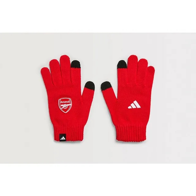 Arsenal adidas 25/26 Home Knitted Gloves, Multicolor