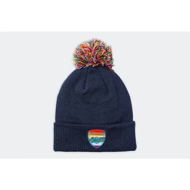 Arsenal Rainbow Crest Beanie, Multicolor