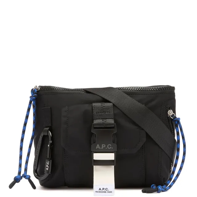 A.P.C. Men's Trek Cross Body Bag Black