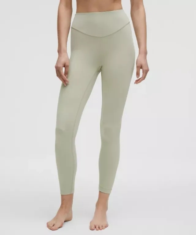 lululemon – Women's Wunder Under High-Rise Tight Leggings – 25" – Color Green/Pastel – Size 0