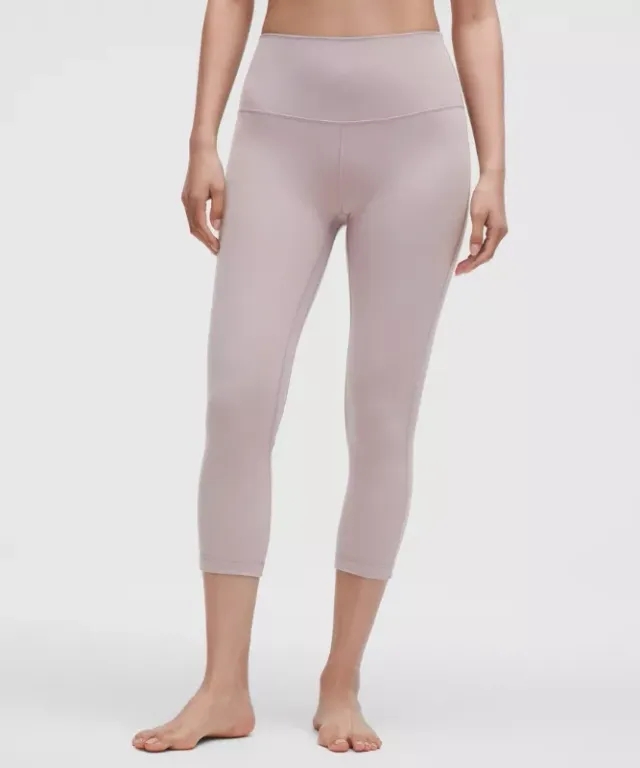 lululemon – Women's Align High-Rise Crop Leggings – 21" – Color Grey – Size 0