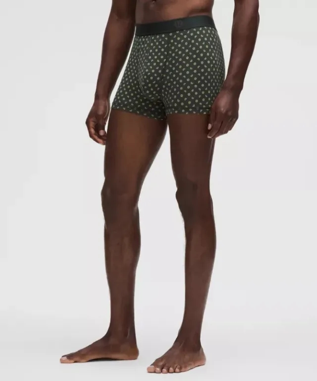 lululemon – Men's Always In Motion Boxers Briefs – 3" – Color Green – Size L