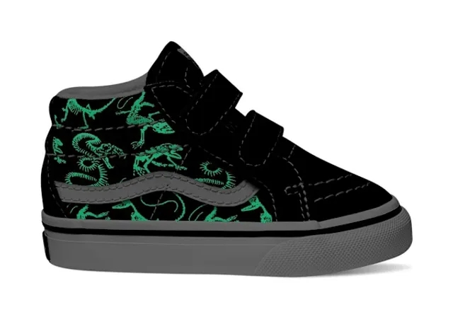 Vans - Toddler Sk8-Mid Shoes (4-8 Years), Black