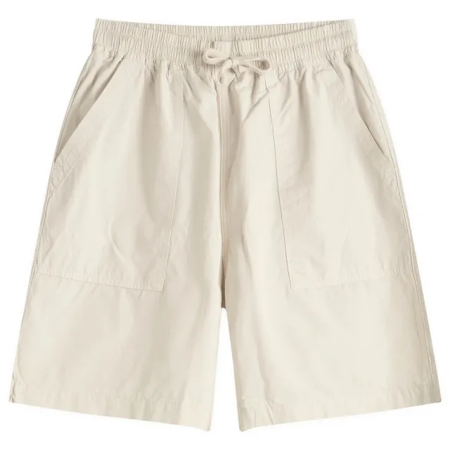 Service Works Men's Poplin Chef Shorts Salt