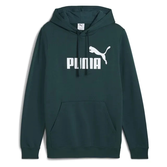 PUMA Essentials No. 1 Logo Hoodie Men, Green Terrain