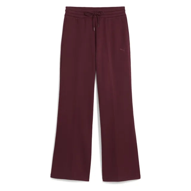 PUMA Her Comfort High-Waist Straight Pants Women, Ruby Shimmer