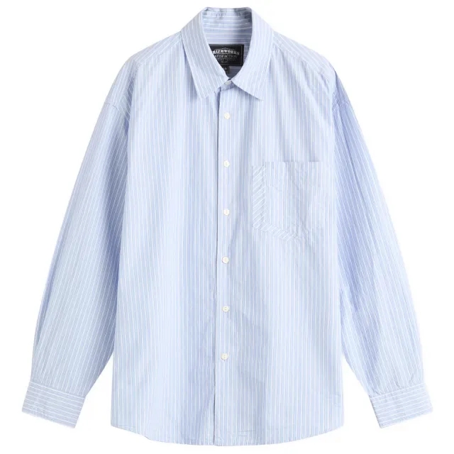 FrizmWORKS Men's Clipping Pocket Shirt Stripe