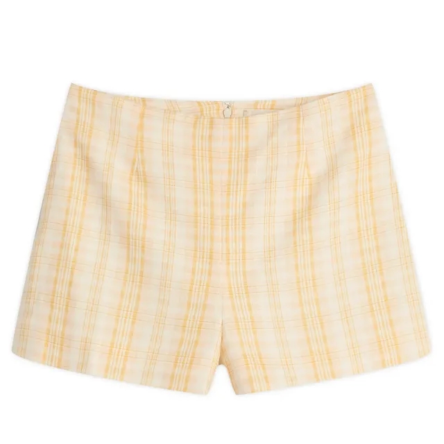 Faithfull The Brand Women's Lila Mini Shorts Piato Check
