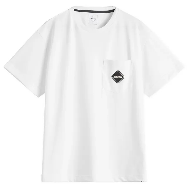 F.C. Real Bristol Men's Emblem Pocket T-Shirt White