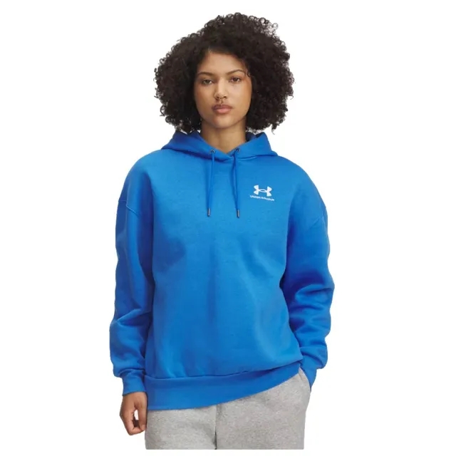 Under Armour  Icon Fleece Women's Oversized Hoodie Blue Atlantis / White L