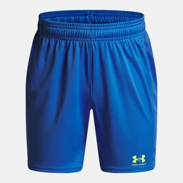 Under Armour  Challenger Knit Boys' Shorts Blue Atlantis / High Vis Yellow YXL (63 - 67 in)