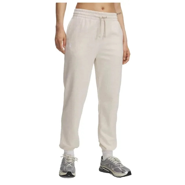 Under Armour  Rival Terry Women's Joggers Oatmeal Light Heather / White L