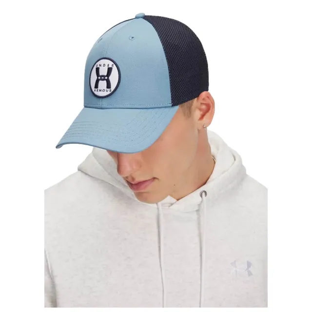 Under Armour  Essential Mid Men's Trucker Hat Blue Smoke / Washed Navy OSFM