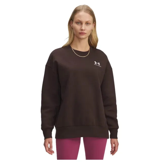Under Armour  Icon Fleece Women's Oversized Crew Kona Brown / White L