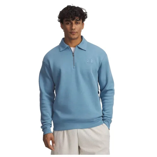 Under Armour  Icon Fleece Men's Collar Zip Top Blue Smoke / Blue Smoke L