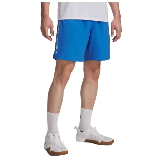 Under Armour  Tech™ Woven Wordmark Men's 8.25" Shorts Blue Atlantis / White L