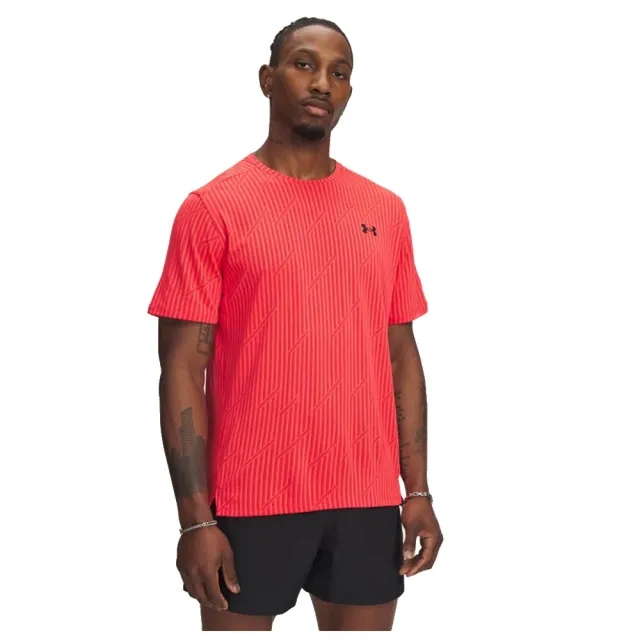 Under Armour  Tech™ Vent Jacq Under Armour rd Men's Short Sleeve Racer Red / Black L