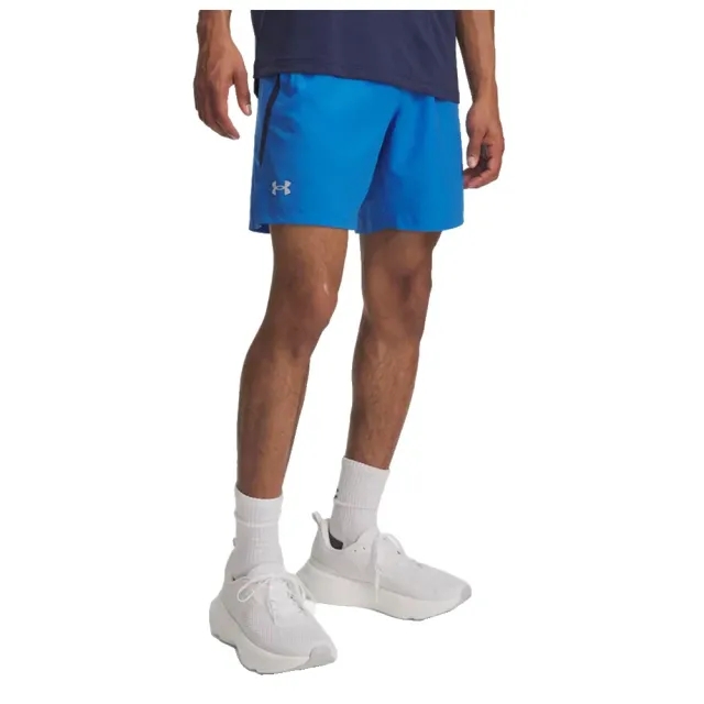 Under Armour  Launch Men's 7" Shorts Blue Atlantis / Washed Navy / Reflective L