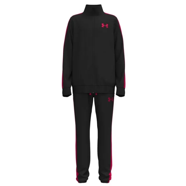 Under Armour  Rival Knit Boys' Tracksuit Black / Racer Red / Racer Red YLG (59 - 63 in)